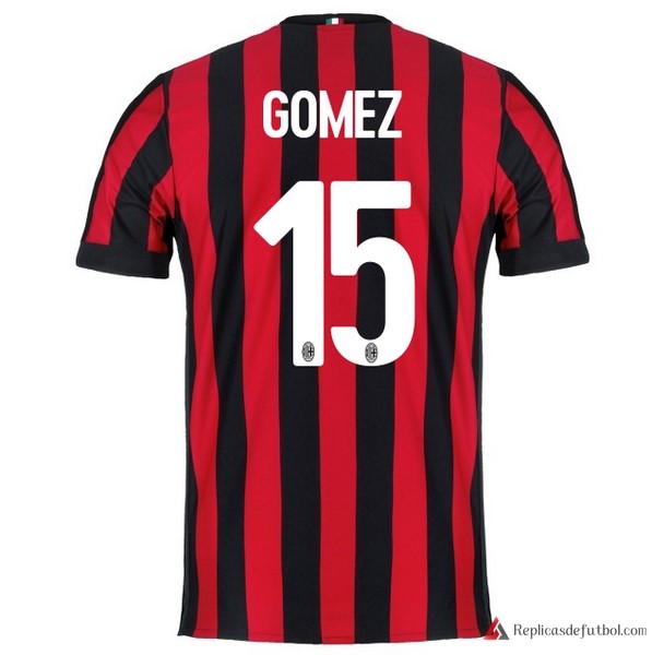 Camiseta Milan Primera equipación Gomez 2017-2018